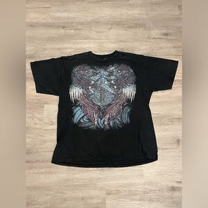 Vintagege y2k grunge 2 sided graphic tshirt